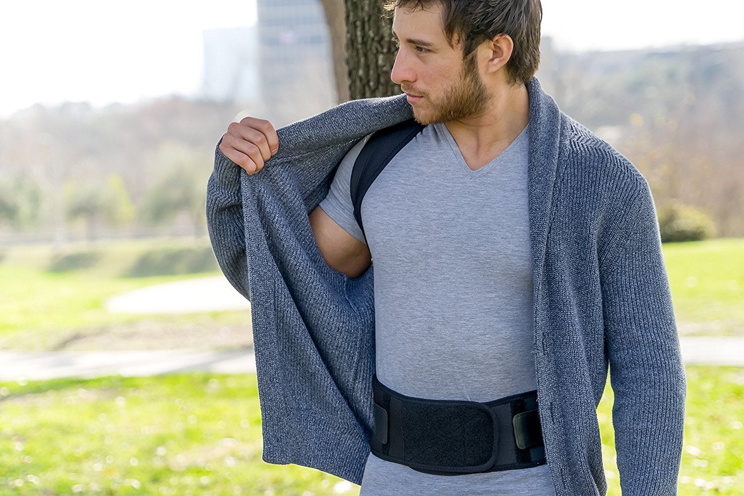 Medical Back Brace Fully Adjustable for Posture Correction and Back Pain