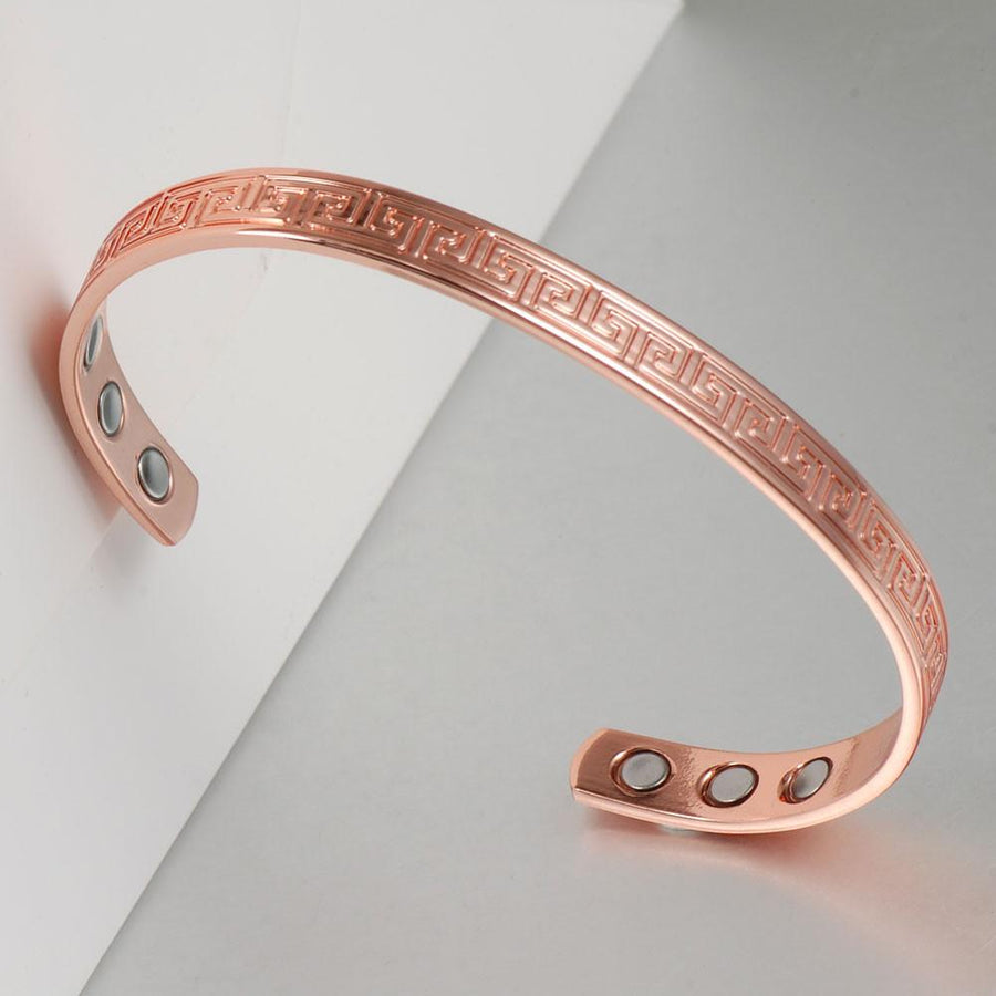 Ethnic Copper Magnetic Bracelet for Arthritis Relief