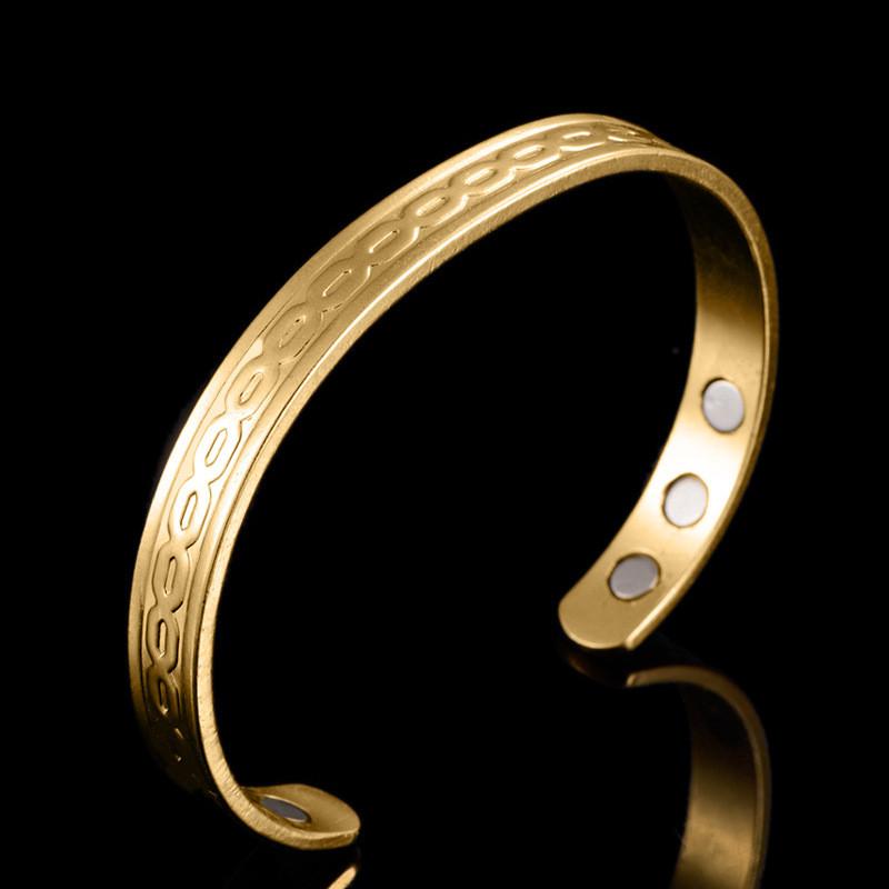 Copper Braided Magnetic Bracelet