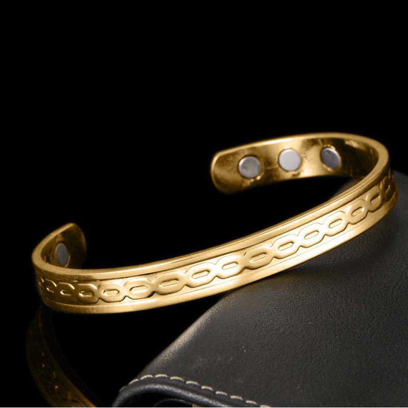 Copper Braided Magnetic Bracelet