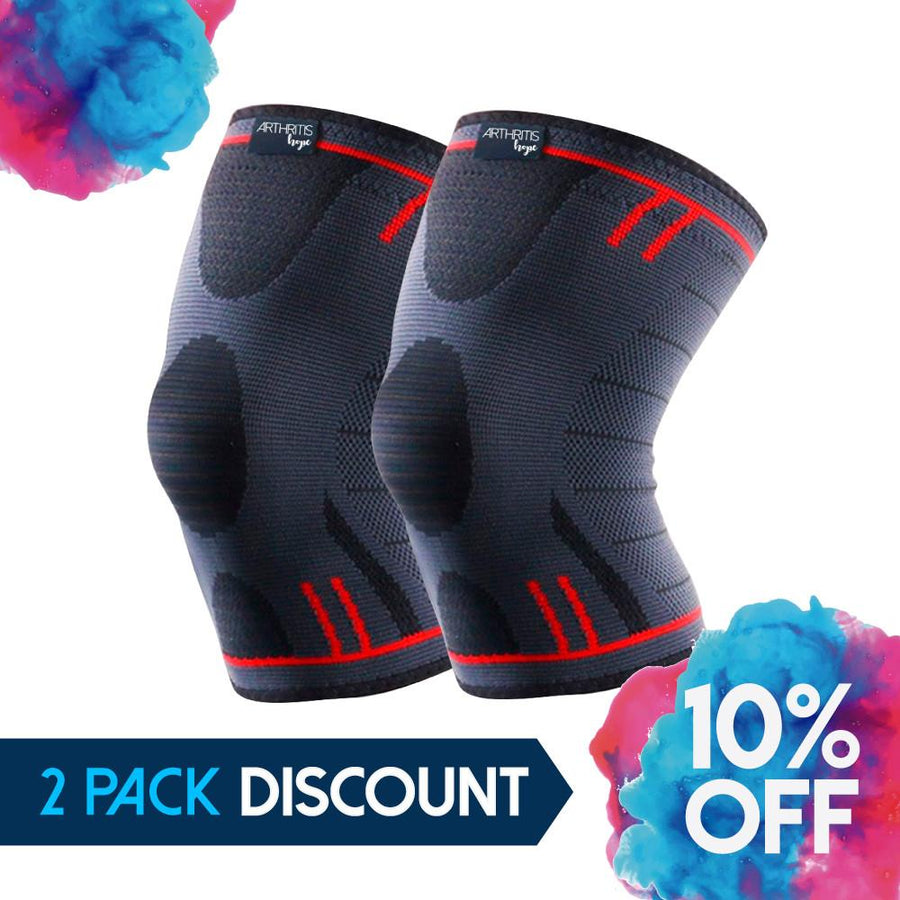 Compression Sleeve for Knee Arthritis 2Pack (10% Discount)