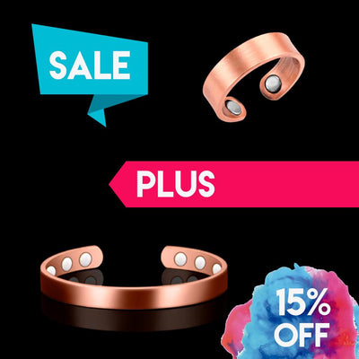 Magnetic Copper Bracelet + Ring